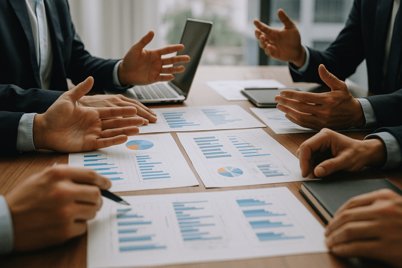 image of content management strategy session